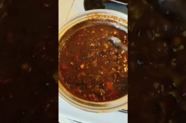 vegan chili all done