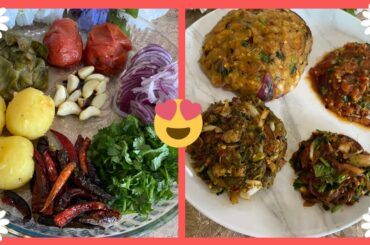 Bangladeshi Potatoes, Seem, Red Chili, and Tomato Vorta Hand Mixed Recipe by Razia’s Cooking Studio