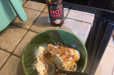 Mikes hot honey ice cream