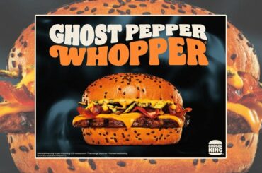 Burger King Launches New Ghost Pepper Whopper With Orange Bun Nationwide