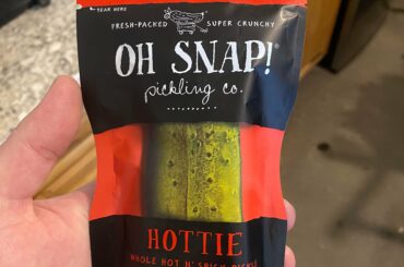 My spicy pickle contender