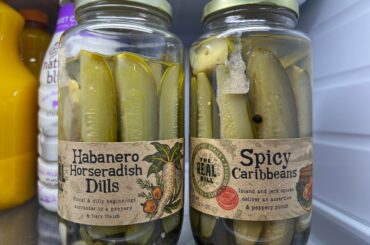 The best spicy pickles. They also make the best Bloody Mary mix that’s not my homemade recipe.