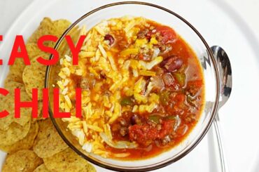 EASY and DELICIOUS Homemade CHILI