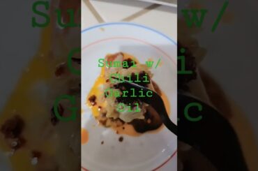 Sumai with my Home Made Garlic Chili Oil #shorts