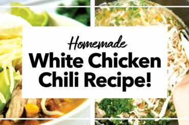 Homemade White Chicken Chili Recipe ~ SpiceRally