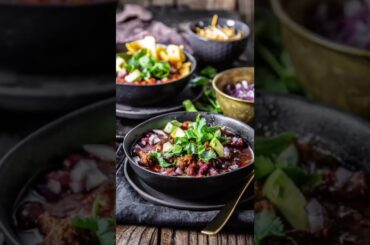 Halloween Chili Recipe: https://californiagrown.org/recipes/recipes-for-chili/ #chilirecipe #soup