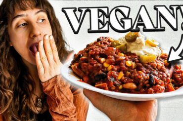 PANTRY Staples Chili Stuffed Sweet Potatoes (VEGAN, GF)