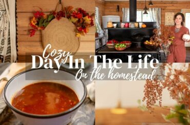 Homestead Fall Decor | Chili Cookoff Winner Recipe | Kids Fall Crafts | Thanksgiving Hosting