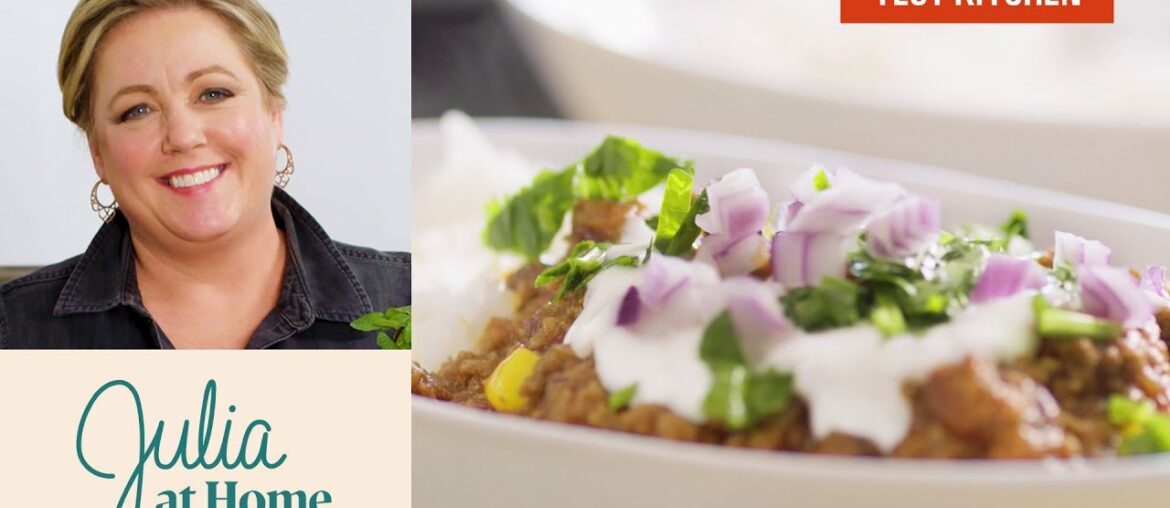 How to Make Southwestern Chili and Easy White Rice | Julia at Home