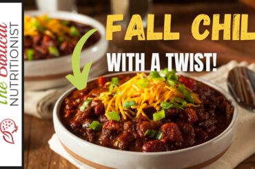 Fall Must-Have! Healthy Chili Recipe Vegetarian-Friendly