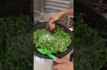 Traditional Ayam Penyet of Indonesia with Mashed Green Chilli #shorts