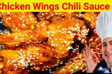 Chicken Wings Chili Sauce | chili chicken wings | easy recipe by cooking home 786