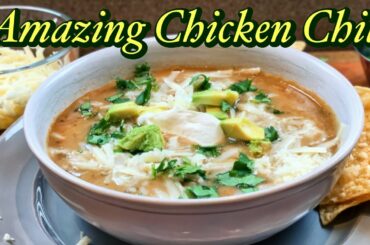 Healthy white chicken chili recipe