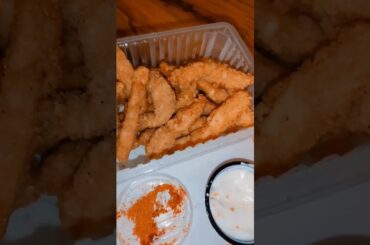 Chicken strips from aldaaz is a must try #love #food #vlog