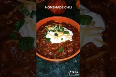 HOMEMADE CHILI #shorts