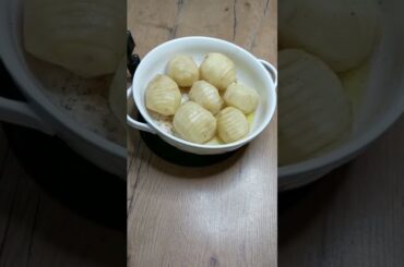 Roast Potato with garlic,  chili peppers, rosemary, and Sage.