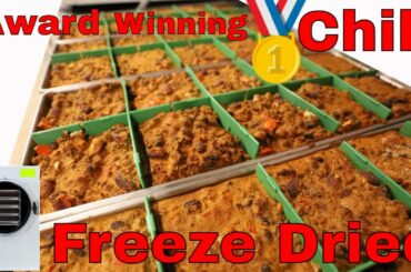Freeze Dried Chili -- Award Winning Chili!