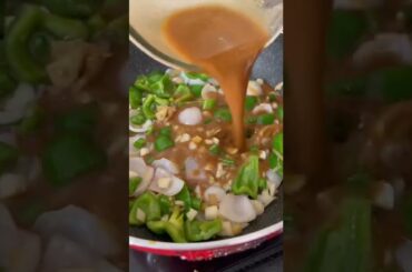 Chicken Chilli Recipe Cooking video #shorts #shortvideo #shortstatus #cookingvideo #foodvideo #short