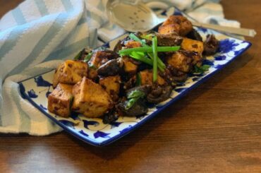 Spicy Chili Black bean Tofu