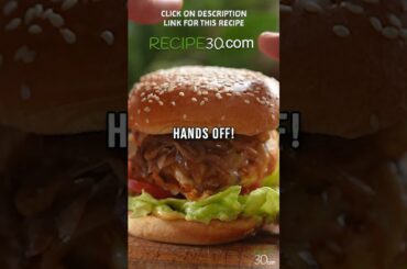 #shorts Garlic & Chili BBQ Chicken Burgers - The Juiciest Grilled Burger Recipe!