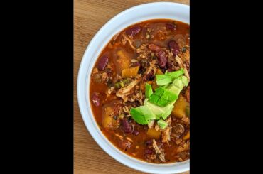 Butternut Squash Chicken Chili