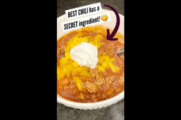 The BEST CHILI You Will Ever Eat!