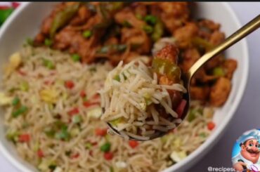How to Chicken Chilli Dry With Fried Rice - Chicken Chilli Dry With Fried Rice -Chicken Chilli Dry