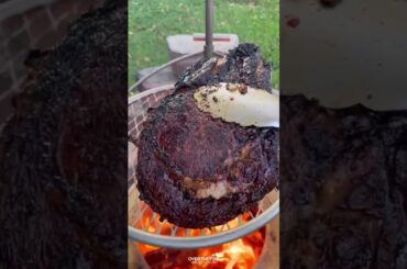 Steak & Chili Oil Eggs Recipe Cooked over Fire.  #cooking #grill #steak #food #shorts