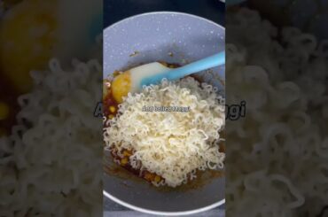 Viral Korean maggi |Hot chilli garlic Yippie noodles | Best maggi recipe | #ytshorts #viral #maggi