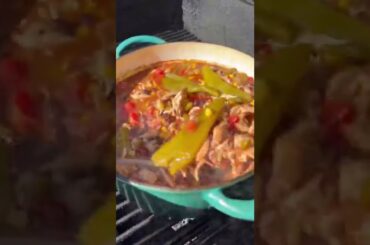 Southwest Style Soup / Chili with left over turkey