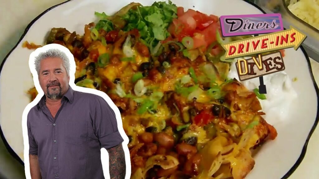 Guy Fieri Eats Chicken Chili Corn Chip Pie Diners, DriveIns and