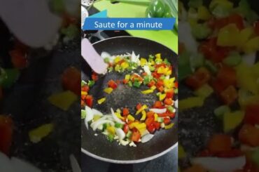 Rice Bowl || Oriental Rice Bowl || Quick Cheese Chili with rice || #shorts