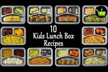 10 Lunch Box Recipes For Kids Vol 6| Indian Lunch Box Recipes | Easy And Quick Tiffin Ideas For Kids