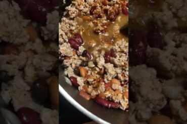 Making some homemade chili