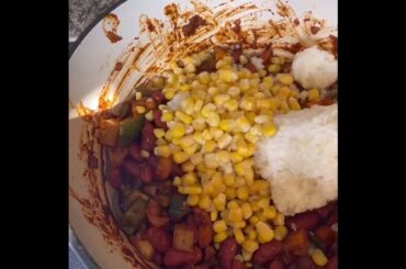 Vegetarian Chili can easily be made Vegan