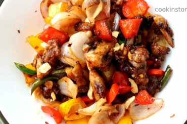 Chili Mushroom Recipe You Can Do Within 10 mins | Homemade Chili Vegan Mushrooms Recipe | Mushrooms