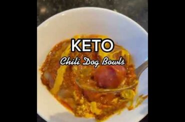 Chili Cheese Dog Bowls Recipe #shorts