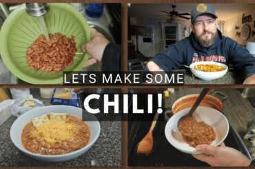 CHILI - BEANS OR NO BEANS? That Is The Question - My Easy Chili Recipe