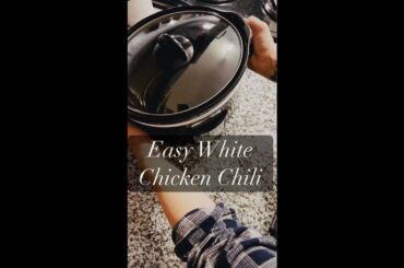 Easy White Chicken Chili