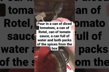 The Best Chili using Carroll Shelby's Chili Kit! #chili #comfortfood #carrollshelby #delicious