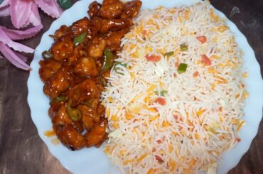 chicken chili Dry with fried rice recipe by kitchen Master AS