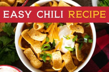 Best Easy CHILI Recipe | Family Favorite | SO GOOD!