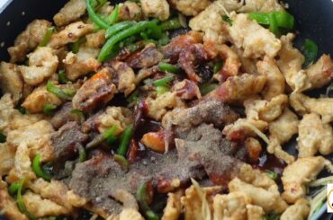 Chicken Chili Dry With Fried Rice | By Recipes of My World