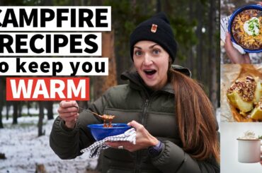 3 *cozy* CAMPFIRE RECIPES for COLD WEATHER