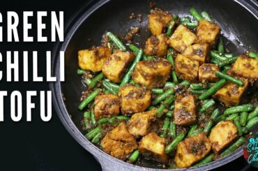 Green Chili Tofu | Tauhu Sambal Indian Style | Spicy Tofu Stir Fry | Tofu Fry Recipes In Tamil