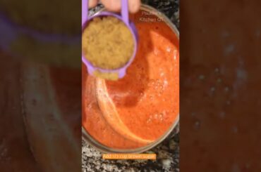 Homemade sweet chili sauce. #shorts #shortsafrica #chili