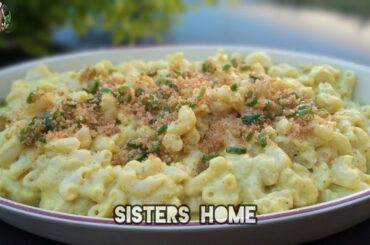 Mac & Cheese with chili crisp by @Sisters Home Recipes