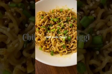 Viral Chilli Garlic Maggi Recipe | korean Maggi Recipe #shorts #maggi
