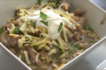 Best Leftover Turkey Recipe Ever  Smoked Turkey White Chili  LOW CARB RECIPE