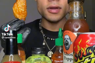 So much hot sauce wasted